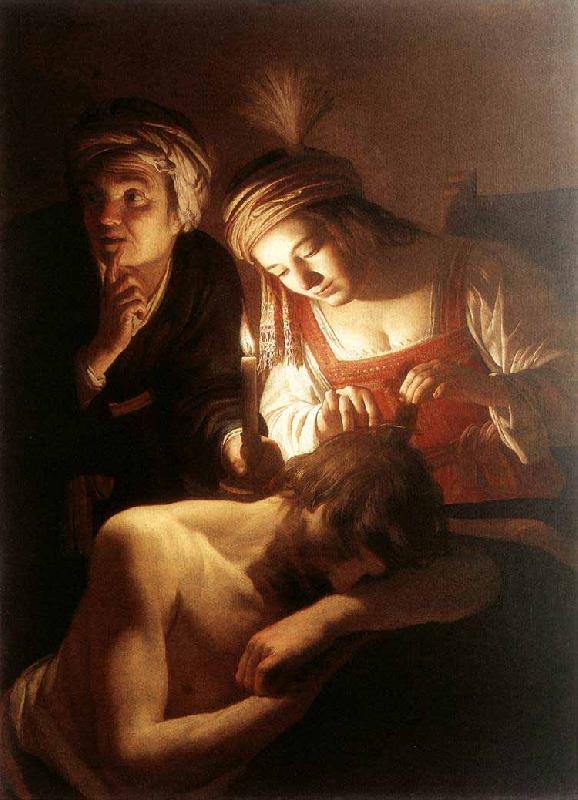 Gerard van Honthorst Samson and Delilah